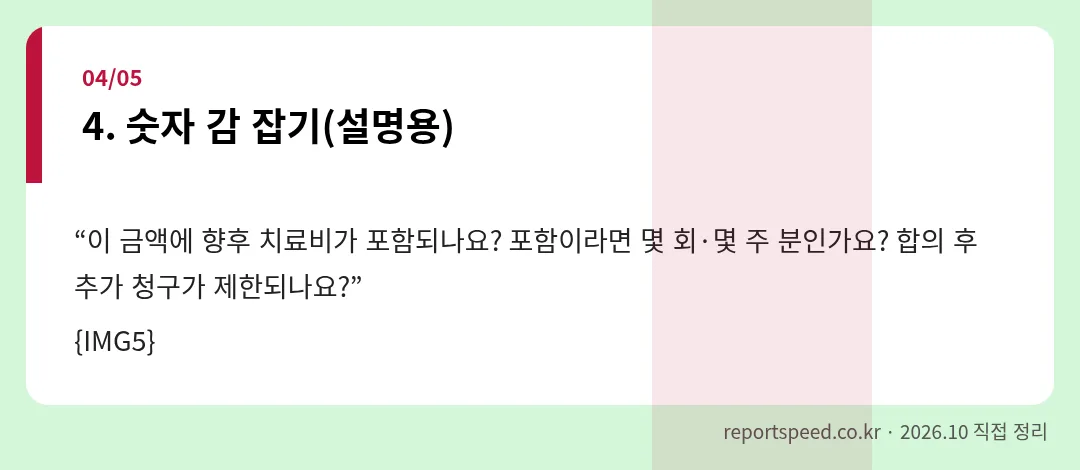 숫자 감 잡기(설명용) 정리 표 이미지