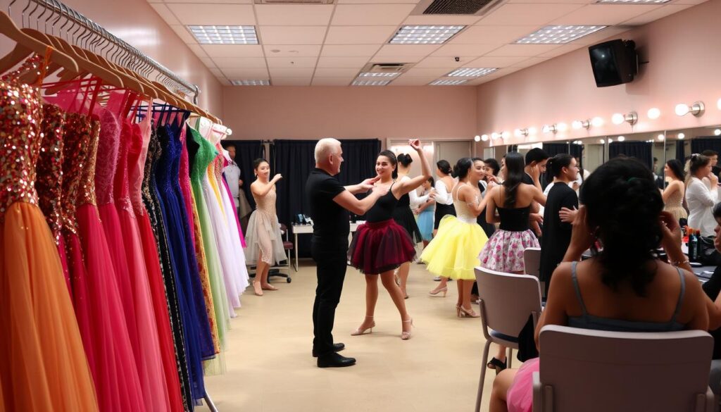 DWTS Costume and Routine Preparations